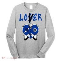 Racer Blue 5s Tee To Match Loser Lover Heart 5 Racer Blue Long Sleeve Shirt thumb 0