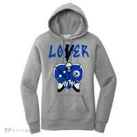 Racer Blue 5s Tee To Match Loser Lover Heart 5 Racer Blue Women's Hoodie thumb 0