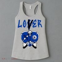 Racer Blue 5s Tee To Match Loser Lover Heart 5 Racer Blue Women's Tank Top thumb 3