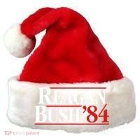 Reagan Bush 84 Santa Hat thumb 0