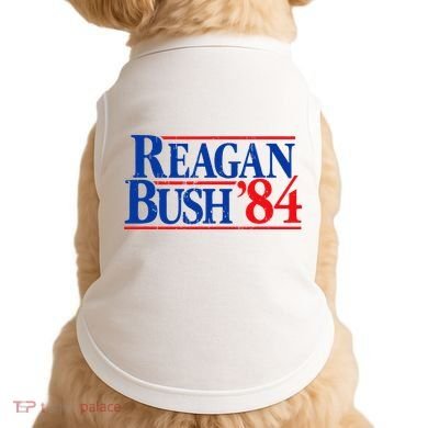 Reagan Bush 84 Vintage Republican Doggie Tank