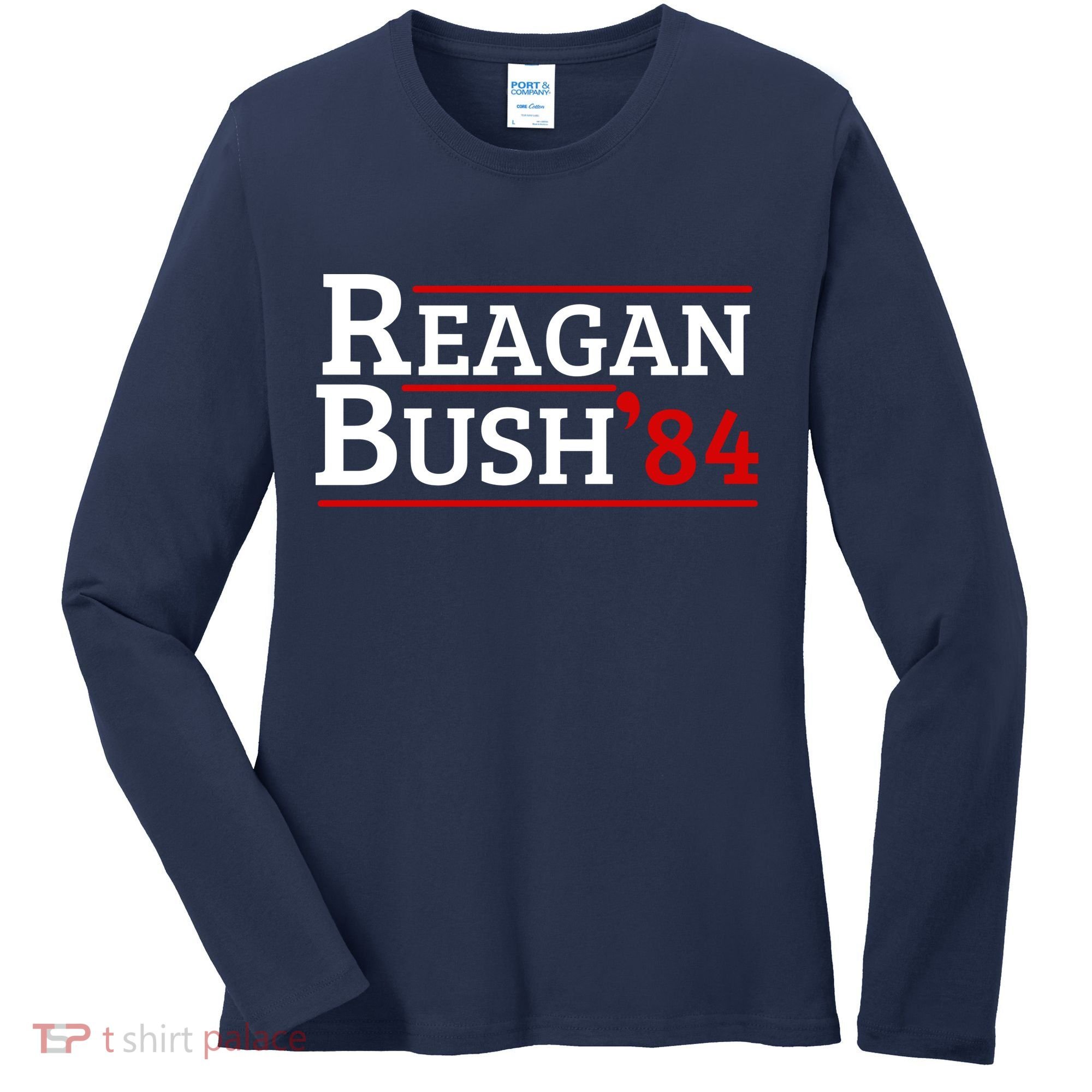 Reagan Bush 84 Women's Long Sleeve Shirt