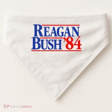Reagan Bush 84 Vintage USA-Made Doggie Bandana