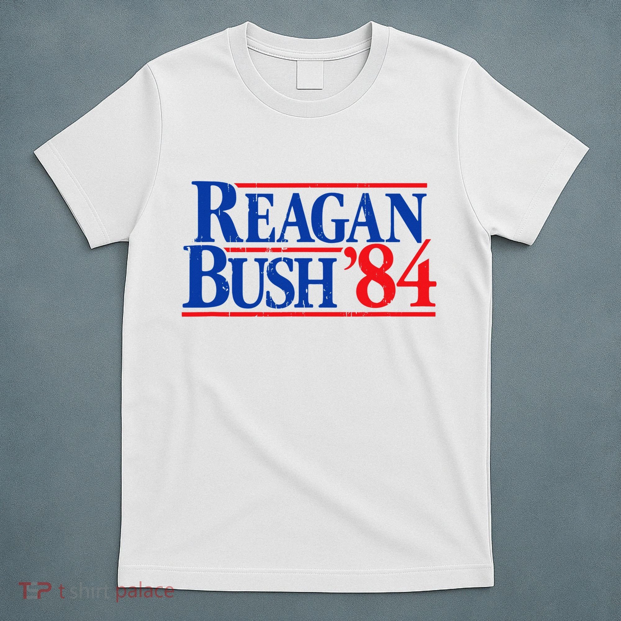 Reagan Bush '84 Vintage Republican T-Shirt
