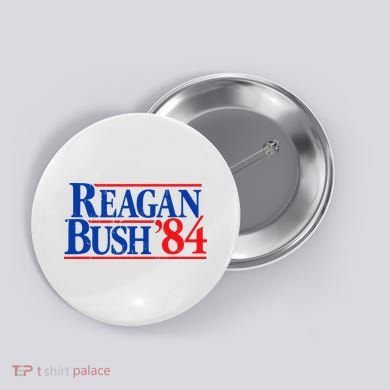 Reagan Bush '84 Vintage Republican Button