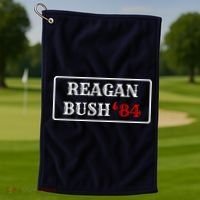 Reagan Bush 84 Golf Towel thumb 1