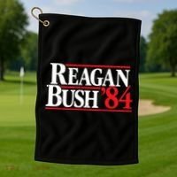 Reagan Bush 84 Golf Towel thumb 1