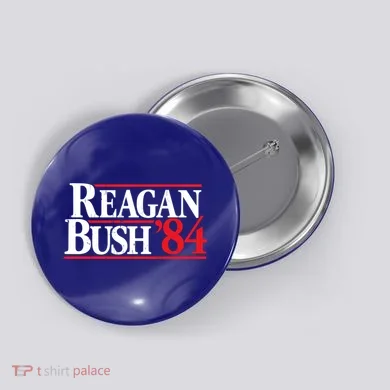 Reagan Bush 84 Button