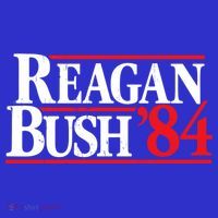 Reagan Bush 84 Button thumb 1