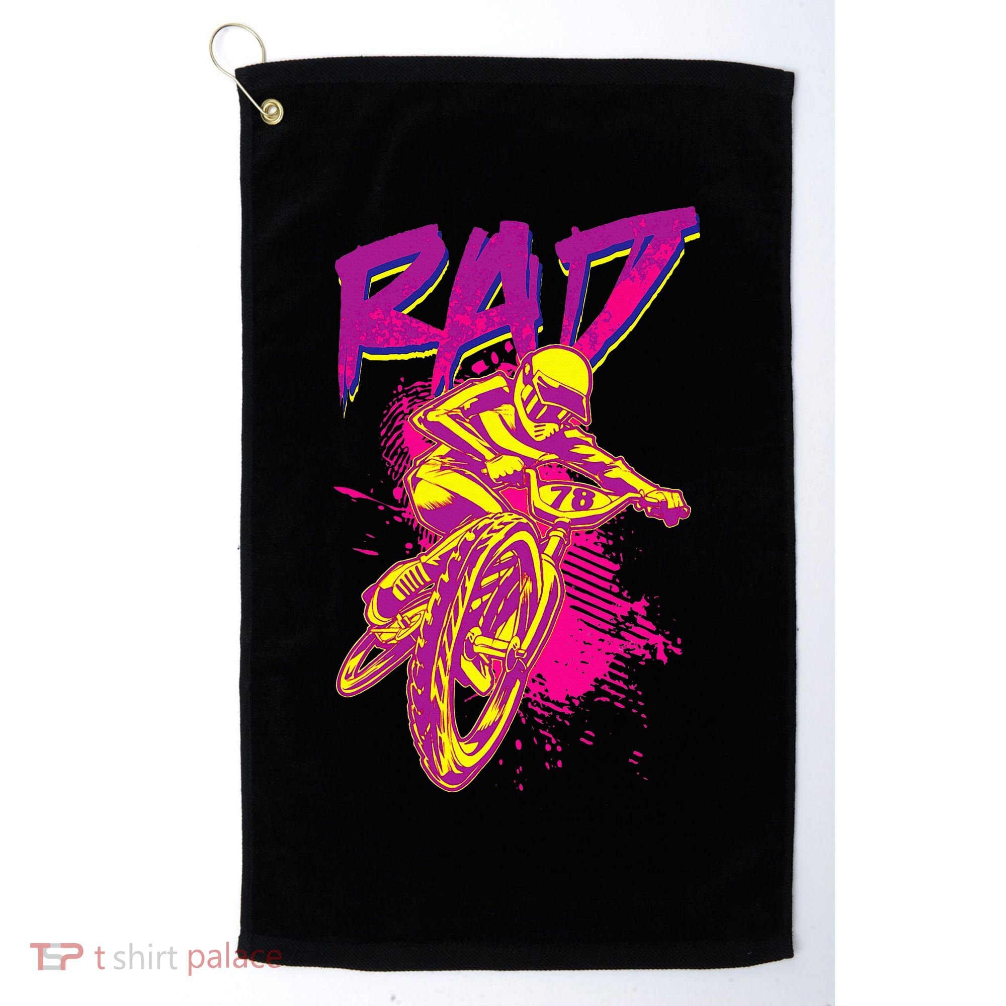 Rad Bmx 80s Golf Towel