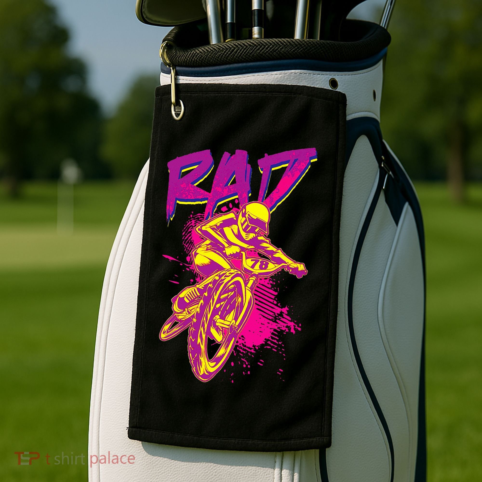 Rad Bmx 80s Golf Towel