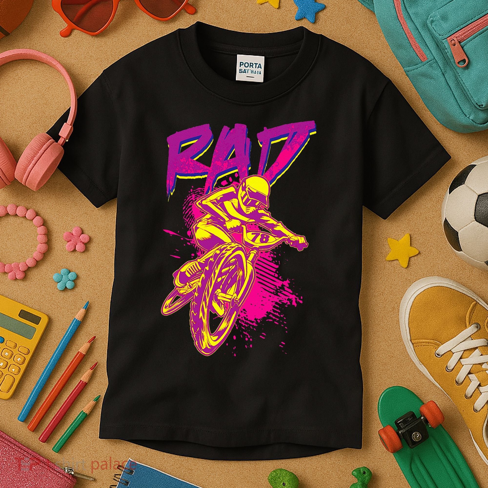 Rad Bmx 80s Kids T-Shirt