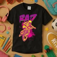 Rad Bmx 80s Kids T-Shirt thumb 3
