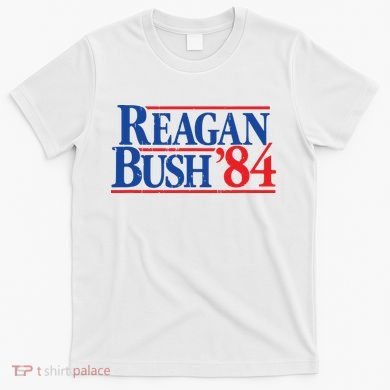 Reagan Bush 84 Vintage Republican T-Shirt