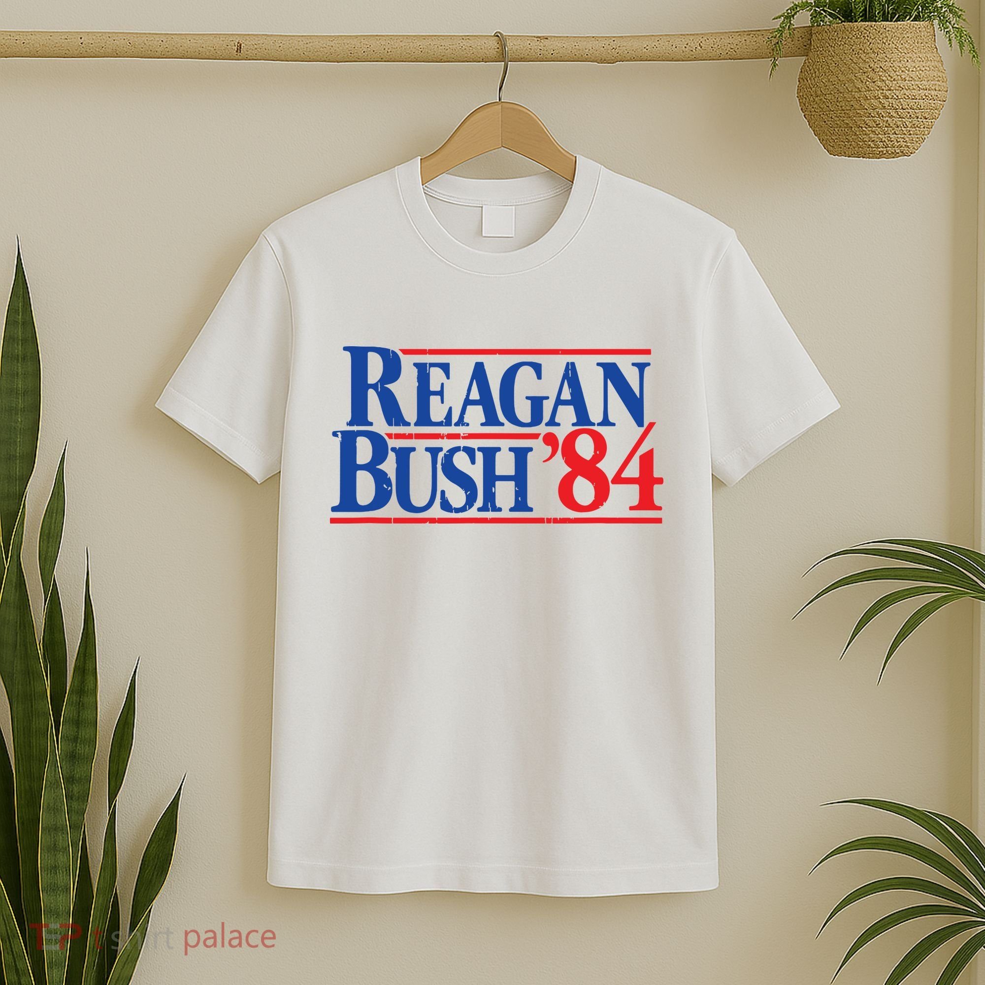 Reagan Bush 84 Vintage Republican T-Shirt