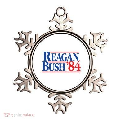 Reagan Bush 84 Vintage Republican Ornament