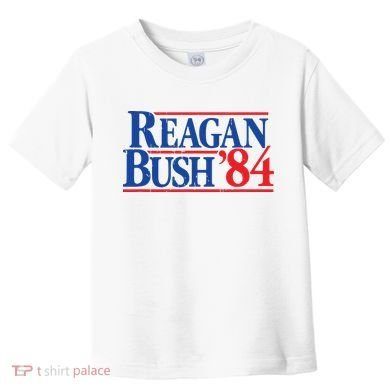 Reagan Bush 84 Vintage Republican Toddler T-Shirt