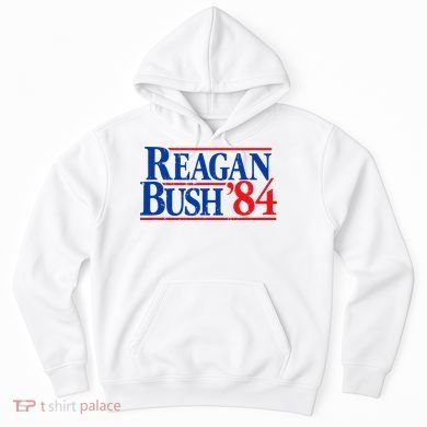 Reagan Bush 84 Vintage Republican Hoodie