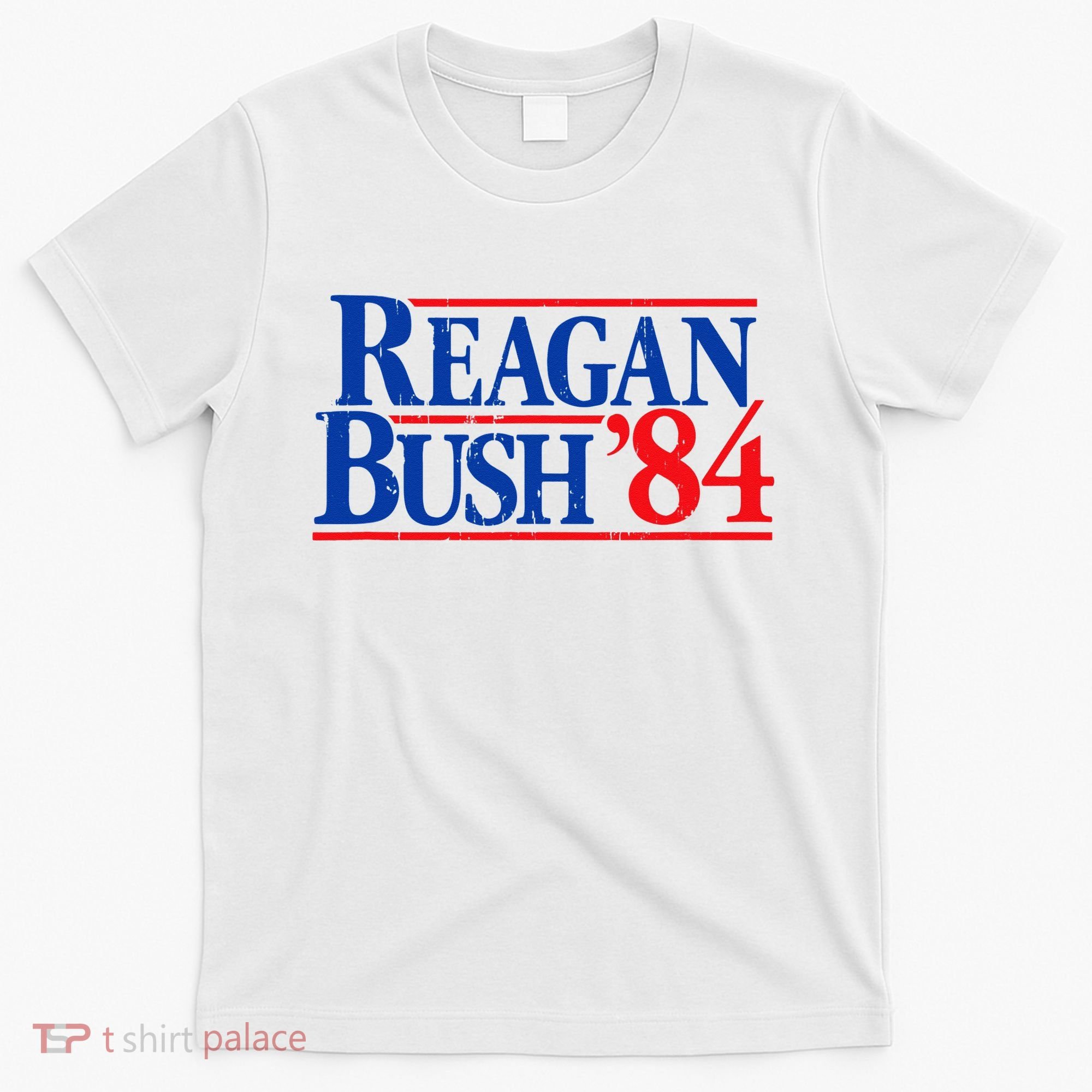Reagan Bush 84 Vintage Republican T-Shirt