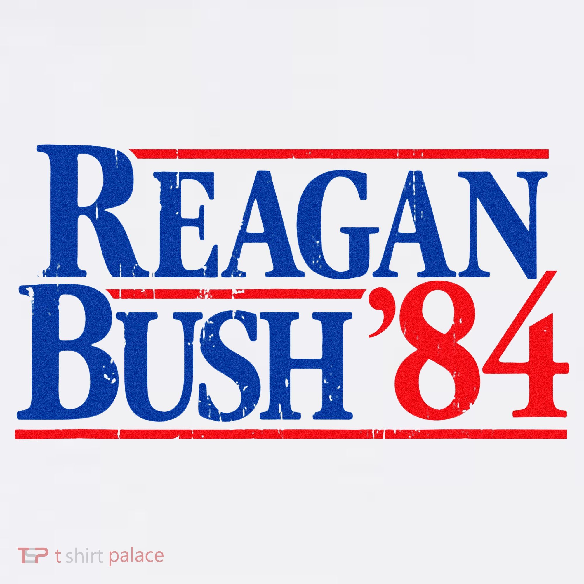 Reagan Bush 84 Vintage Republican T-Shirt