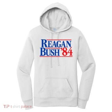 Reagan Bush 84 Vintage Republican Women's Hoodie