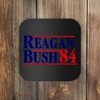 Reagan Bush 84 Shirt Presidential Campaign Coaster thumb 0