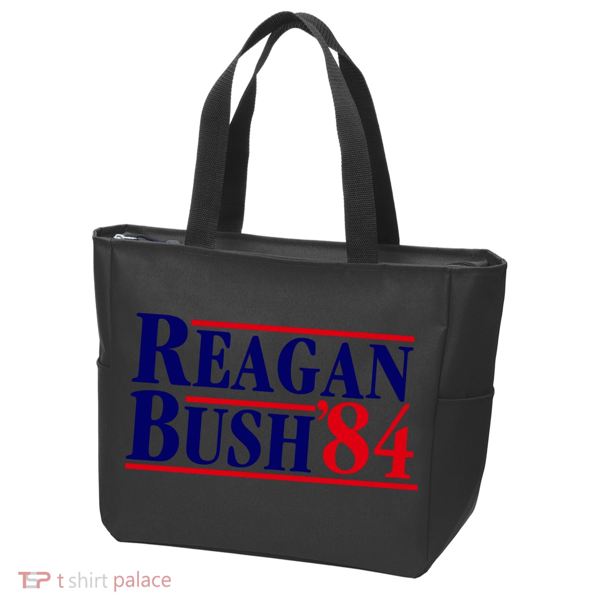 Reagan Bush 84 Shirt Presidential Campaign Tote Bag