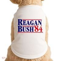 Reagan Bush 84 Shirt Presidential Campaign Doggie Tank thumb 0