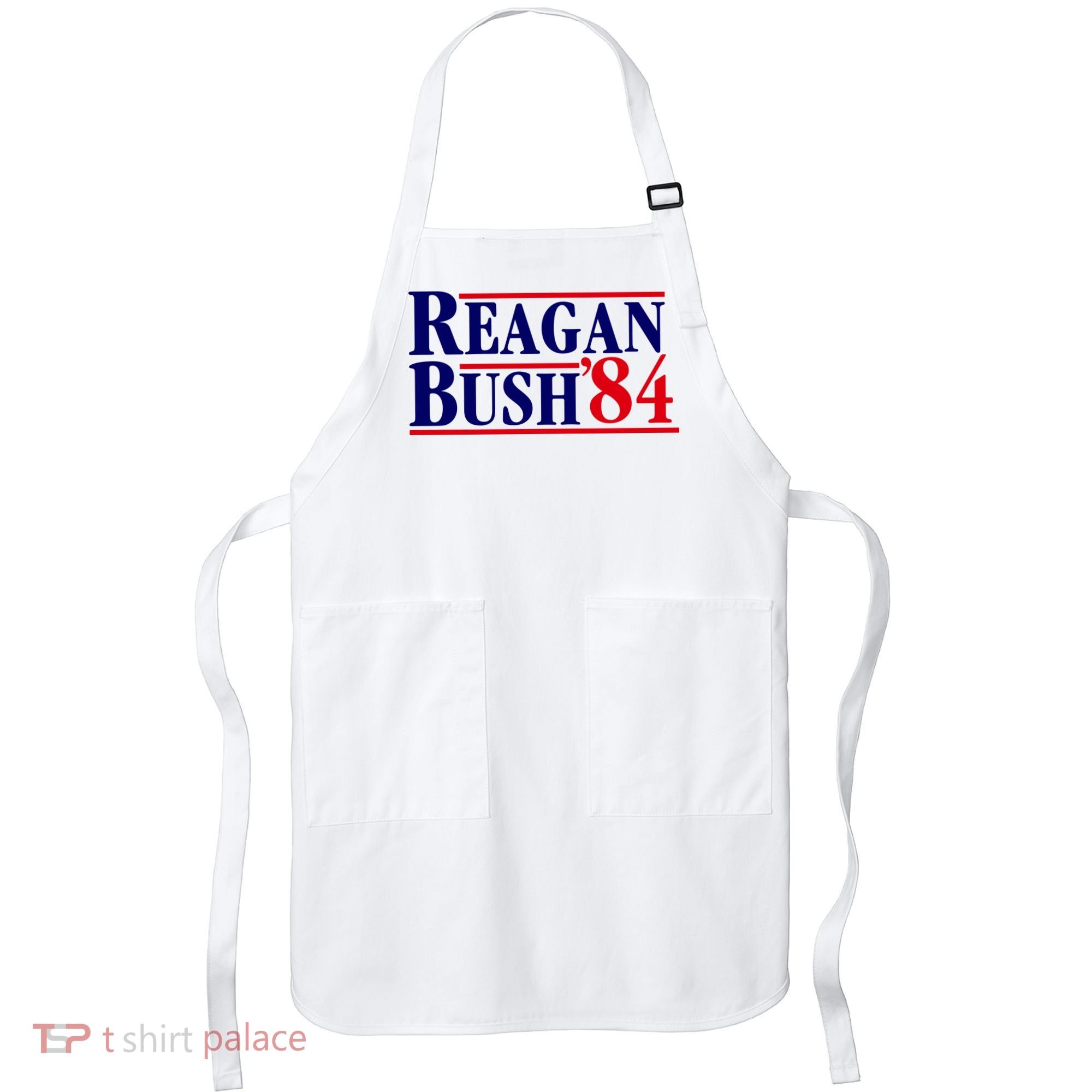 Reagan Bush 84 Shirt Presidential Campaign Apron