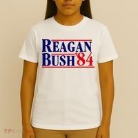 Reagan Bush 84 Shirt Presidential Campaign T-Shirt thumb 4
