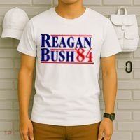 Reagan Bush 84 Shirt Presidential Campaign T-Shirt thumb 6