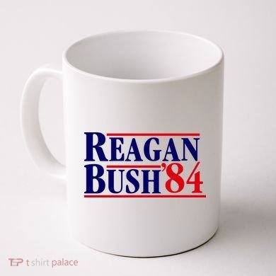 Reagan Bush 84 Shirt Presidential Campaign Coffee Mug