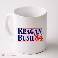 Reagan Bush 84 Shirt Presidential Campaign Coffee Mug thumb 0