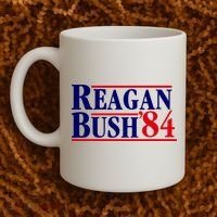 Reagan Bush 84 Shirt Presidential Campaign Coffee Mug thumb 2
