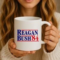 Reagan Bush 84 Shirt Presidential Campaign Coffee Mug thumb 3
