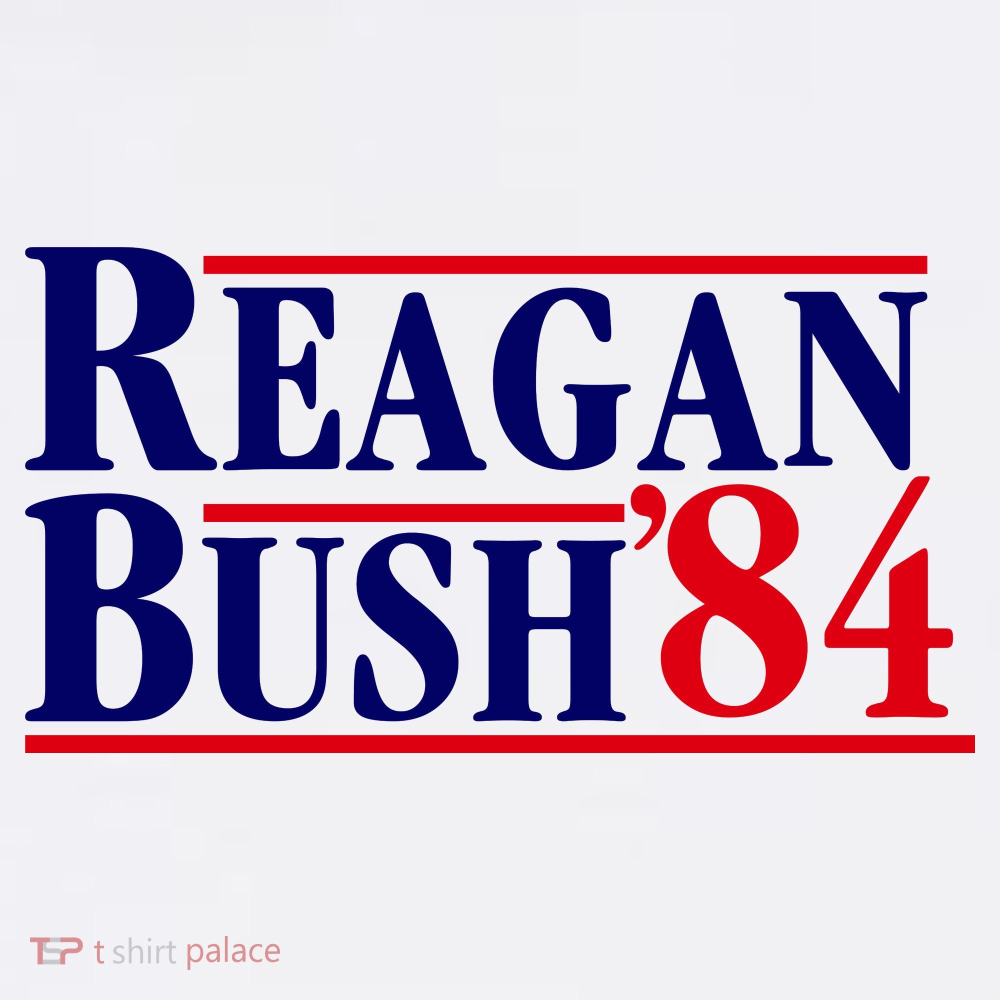 Reagan Bush 84 Shirt Presidential Campaign Mousepad