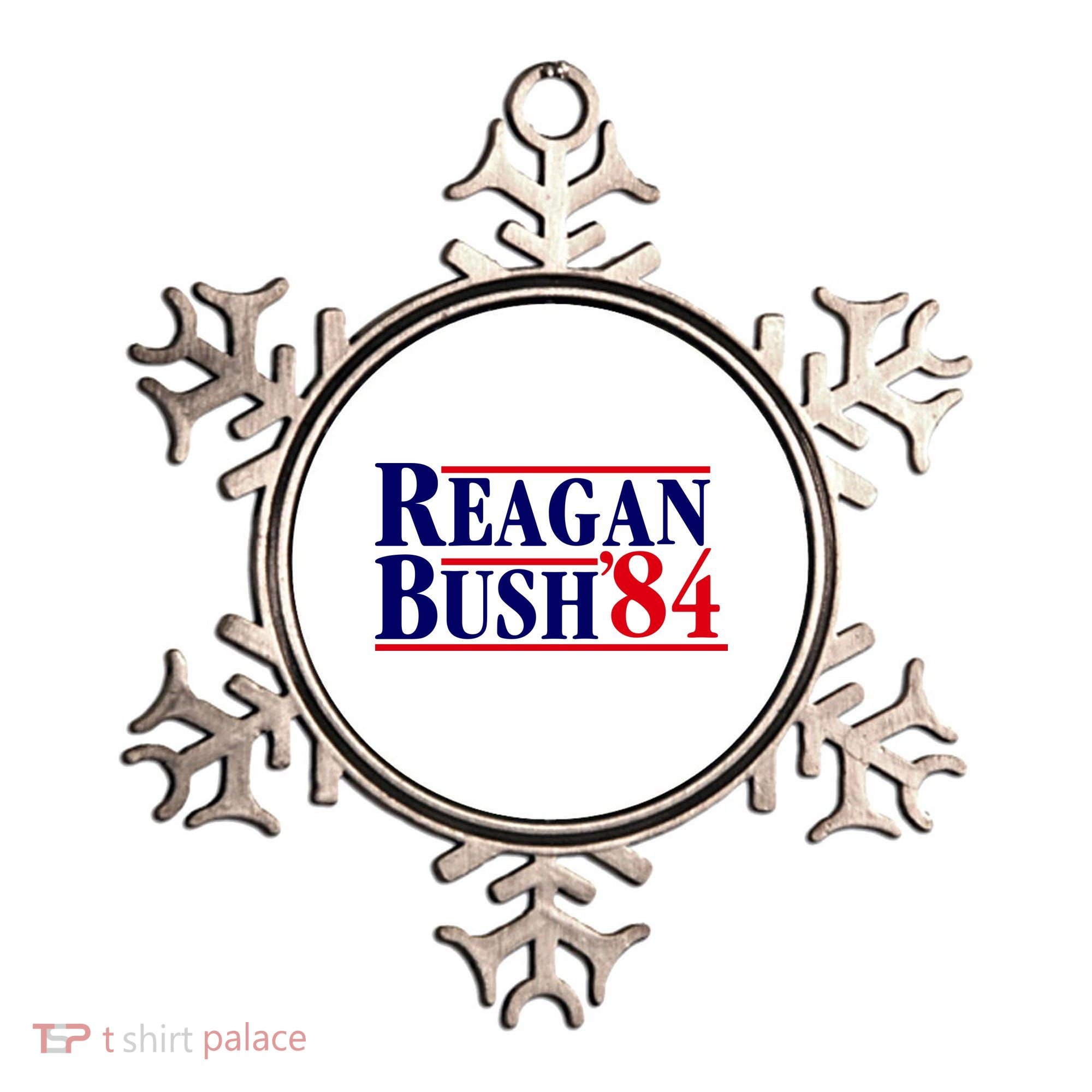 Reagan Bush 84 Shirt Presidential Campaign Ornament