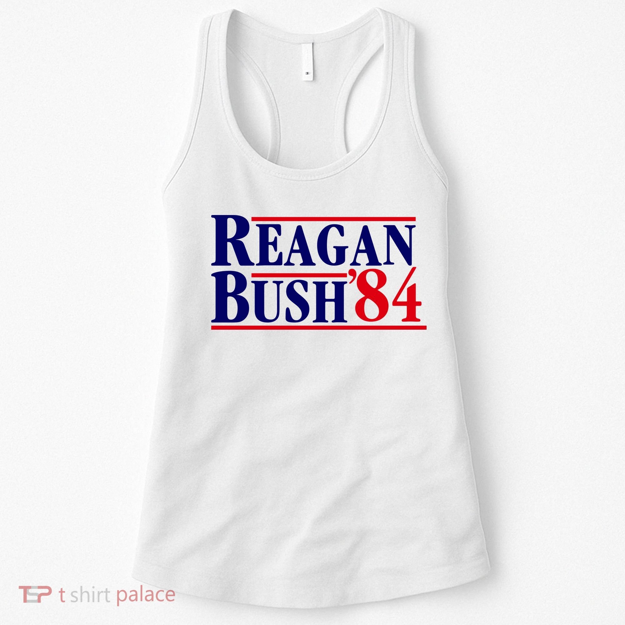 Reagan Bush 84 Shirt Presidential Campaign Women's Tank Top