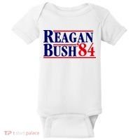 Reagan Bush 84 Shirt Presidential Campaign Baby Bodysuit thumb 0