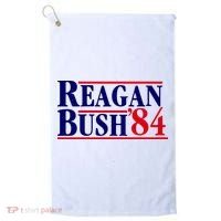 Reagan Bush 84 Shirt Presidential Campaign Golf Towel thumb 0