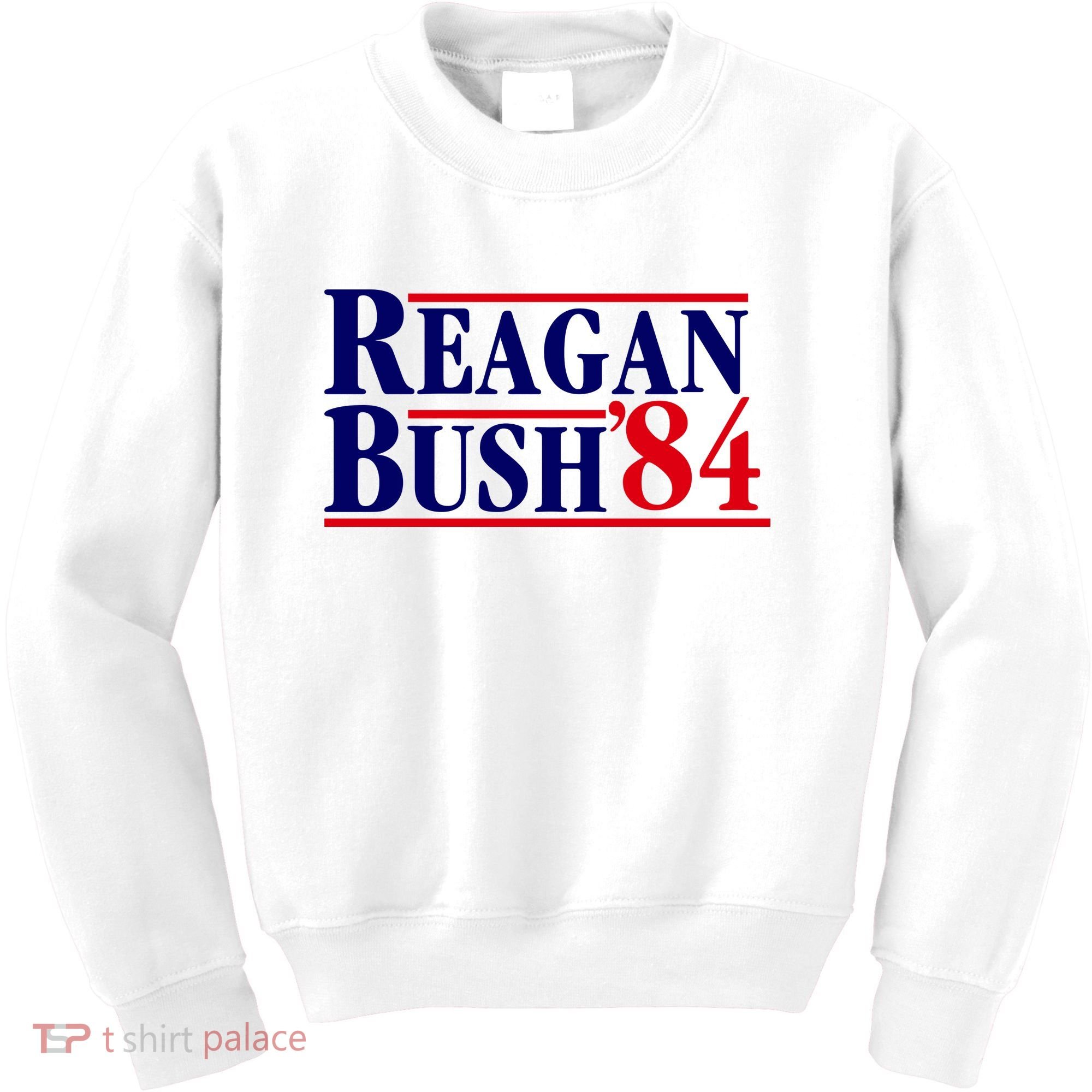 Reagan Bush 84 Shirt Presidential Campaign Kids Sweatshirt