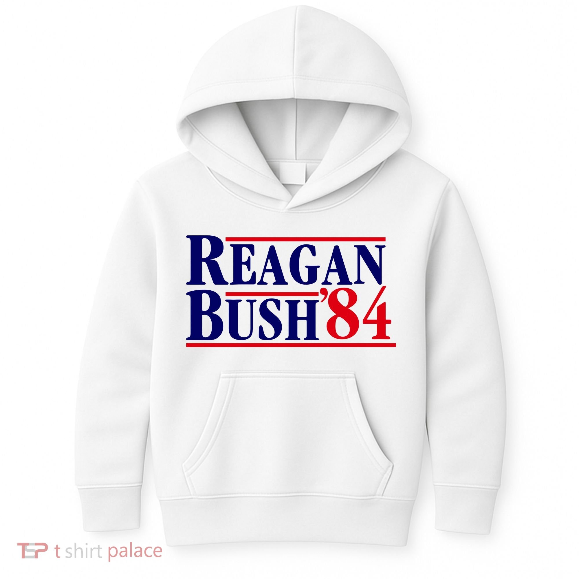 Reagan Bush 84 Shirt Presidential Campaign Kids Hoodie