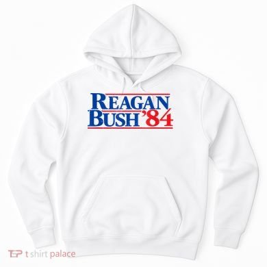 Reagan Bush '84 Vintage Republican Hoodie