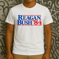 Reagan Bush '84 Vintage Republican T-Shirt thumb 3