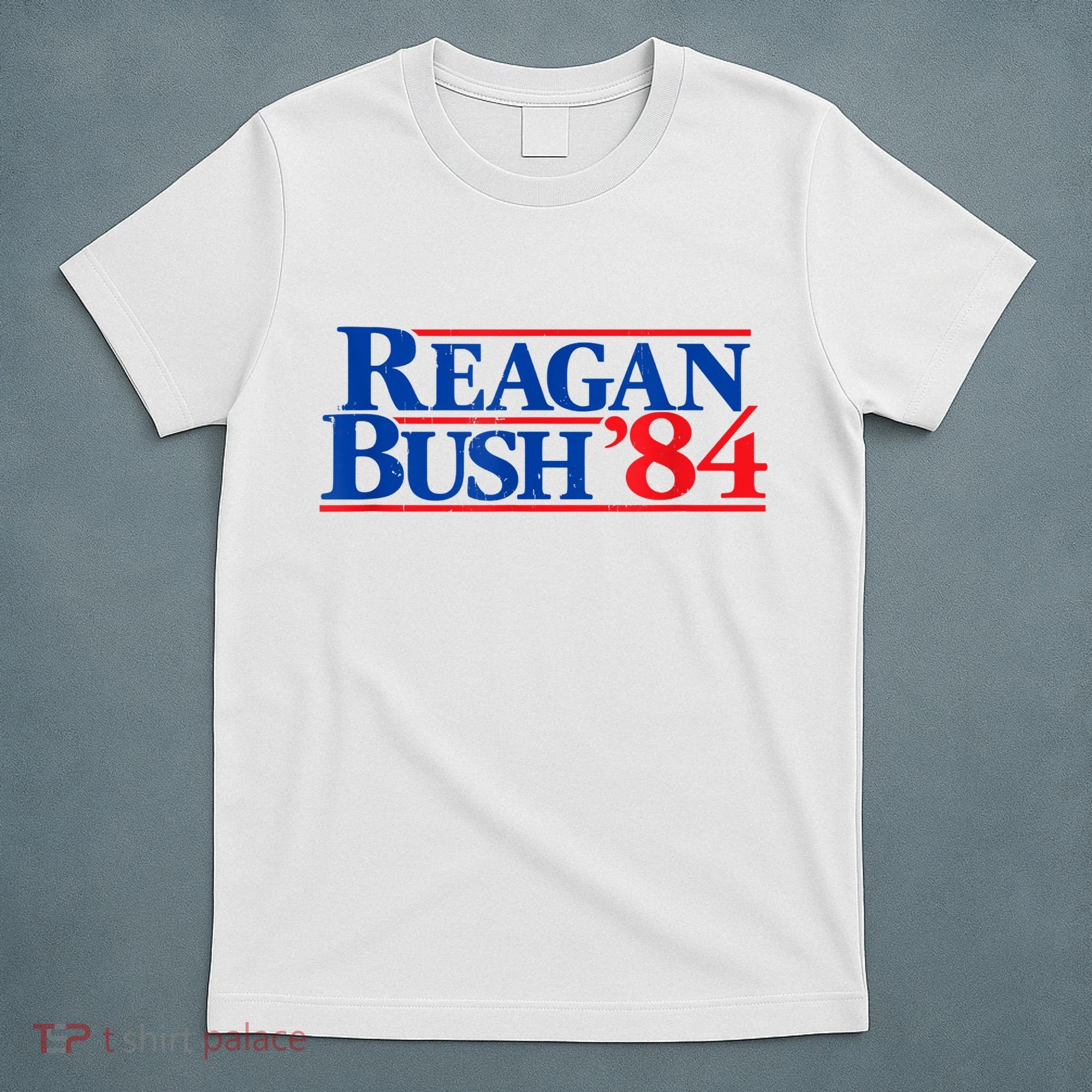 Reagan Bush '84 Vintage Republican T-Shirt
