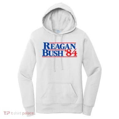 Reagan Bush '84 Vintage Republican Women's Hoodie