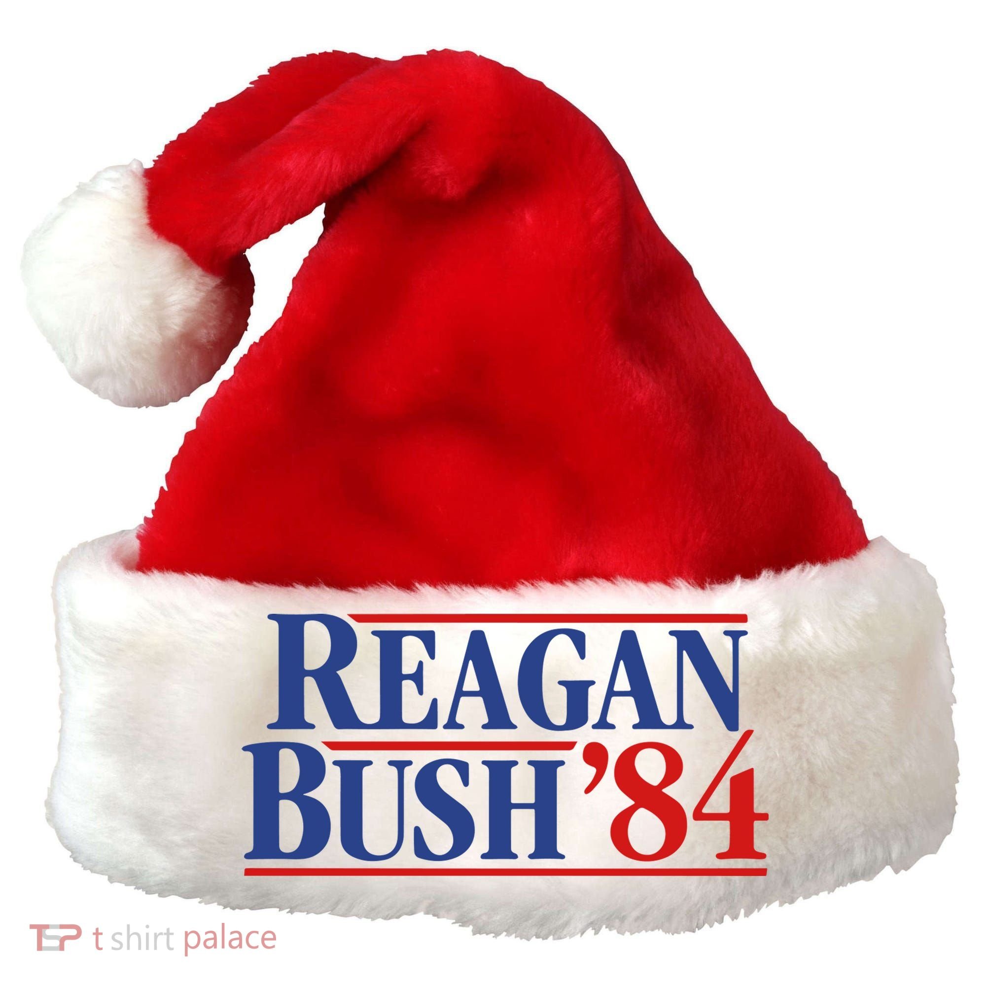Reagan Bush 84 Santa Hat