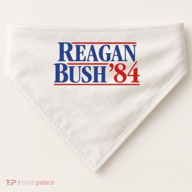 Reagan Bush 84 USA-Made Doggie Bandana