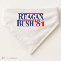 Reagan Bush 84 USA-Made Doggie Bandana thumb 0