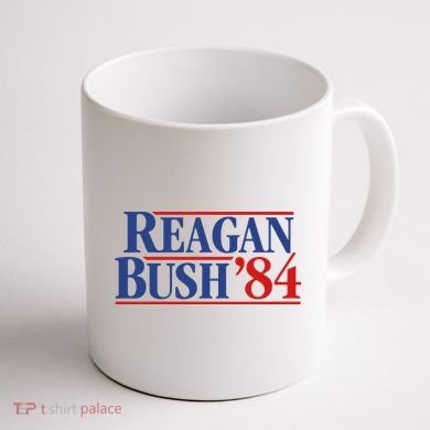Reagan Bush 84 Coffee Mug back